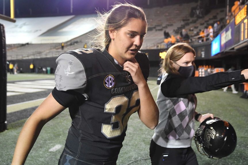 The First Woman to Score in a Major College Football Game